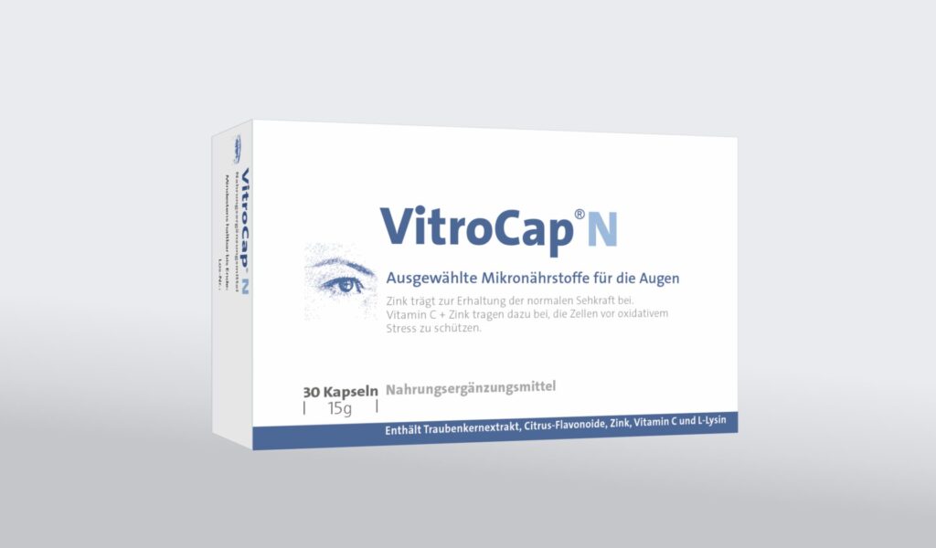 VitroCap N monthly package food supplement eye floaters