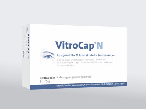 VitroCap N monthly package food supplement eye floaters